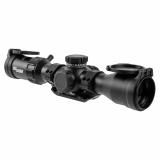 Tango MSR, Rifle Scope, 5-30X56mm, First Focal Plane, MOA Illuminated Milling 2.0 Reticle, 56mm Objective, 34mm Main Tube, Matte Finish, Black, 0.25 MOA Adjustment, Included Mount and Flip Lens Covers SOTM65000
