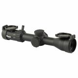 Whiskey 4, Rifle Scope, 2.5-10X42mm, Second Focal Plane, Quadplex Reticle, 42mm Objective, 30mm Main Tube, Matte Finish, Black, 0.25 MOA Adjustment,Included Flip Back Lens Cover SOW42003