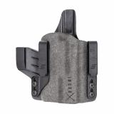 INCOG-X, Joint Collaboration with Haley Strategic, Inside the Waistband Holster, For Glock 43X/48, Microfiber Suede Wrapped Boltaron Construction, Black, Right Hand INCOG-0-895-A-0-CX2-61