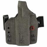 INCOG-X, Joint Collaboration with Haley Strategic, Inside the Waistband Holster, Fits Staccato CS/C/P, Microfiber Suede Wrapped Boltaron Construction, Gray, Right Hand INCOG-0-58-A-0-CX2-61
