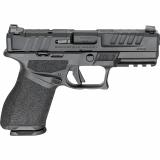 Echelon 4.0C, Semi-automatic, Striker Fired, Polymer Framed Pistol, Full Size, 9MM, 4" Barrel, Melonite Finish, Black, Optics Ready Slide, Front Tritium Night Sight, Tactical Rack U-Dot Rear, 15 Rounds, 2 Magazines EC9409B-U-15