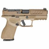 Echelon 4.0C, Semi-automatic, Striker Fired, Polymer Framed Pistol, Compact, 9MM, 4" Barrel, Cerakote Finish, Flat Dark Earth, Optics Ready Slide, Front Tritium Night Sight, Tactical U-Dot Rear, 10 Rounds, 2 Magazines EC9409FLC-U