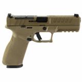 Echelon, Semi-automatic, Striker Fired, Polymer Framed Pistol, Full Size, 9MM, 4.5" Barrel, Melonite Finish, Flat Dark Earth, Optics Ready, Front Tritium Night Sight, Tactical Rack U-Dot Rear, 2 Magazines, (1)-17 Round and (1)-20 Round EC9459F-U