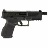 Echelon 4.0C, Semi-automatic, Striker Fired, Polymer Framed Pistol, Full Size, 9MM, 4.7" Barrel, Threaded 1/2X28, Melonite Finish, Black, Optics Ready Slide, 3-Dot Tritium Night Sights, 2 Magazines, (1)-18 Round and (1)-15 Round ECT9409B-3D
