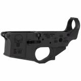 STLS015 Punisher, Stripped Lower, Semi-automatic, 223 Rem/556NATO, Black Finish, Non-Color, Punisher Logo STLS015