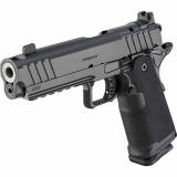 1911 DS Prodigy Comp, Semi-automatic, Metal Frame Pistol, Full Size, 9MM, 5" Forged Stainless Steel Bull Barrel, Forged Carbon Steel Frame, Cerakote Finish, Black, Polymer Grips, Tritium Front and Black Serrated Rear Sights, Optics Ready, Ambidextrous Sa
