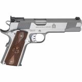 Model 1911-A1 Target 9mm 5 Inch Barrel Stainless Steel Finish Adjustable Target Sights Wood Grips 9 Round - CA Compliant