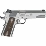 Garrison, 1911, Single Action Only, Semi-automatic, Metal Frame Pistol, Full Size, 9MM, 5" Match Grade Barrel, Stainless Steel Finish, Wood Grips, 3-Dot Combat Sights, Manual Thumb Safety, Grip Safety, 9 Rounds, 1 Magazine PX9419S