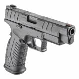 XDM Elite | 10MM, 4.5" Hammer Forged Barrel, Black, META Trigger, Grip Safety Fiber Optic Front Sight, Tactical Rack U-Dot Rear Sight, Optics Ready, 16 Rounds, 2 Magazines XDME94510BHCO