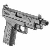 XDM Elite | 10MM, 4.5" Hammer Forged Barrel, Black, META Trigger, Grip Safety Fiber Optic Front Sight, Tactical Rack U-Dot Rear Sight, Optics Ready, 16 Rounds, 2 Magazines XDME94510BHCO