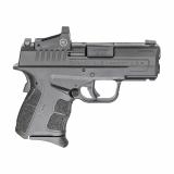 XD-S, Mod.2, OSP, Striker Fired, Semi-automatic, Polymer Frame Pistol, Sub Compact, 45 ACP, 3.3" Barrel, Melonite Finish, Black, White Dot Front Sight, Serrated Rear Sight, Crimson Trace Red Dot, 2 Magazines, (1) 5-Round, (1) 6-Round Extended XDSG93345BO