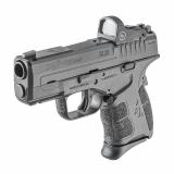 XD-S, Mod.2, OSP, Striker Fired, Semi-automatic, Polymer Frame Pistol, Sub Compact, 45 ACP, 3.3" Barrel, Melonite Finish, Black, White Dot Front Sight, Serrated Rear Sight, Crimson Trace Red Dot, 2 Magazines, (1) 5-Round, (1) 6-Round Extended XDSG93345BO