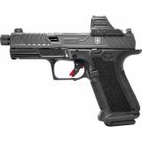 MR920, 9mm, Black Frame, WAR POET Edition, Fluted Threaded Black, SS Rod, Grn Trit 1D, w/Holosun