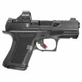 CR920, 9mm, Black Frame, WAR POET Edition, Fluted Unthreaded Black, SS Rod, Grn Trit 1D, w/Holosun