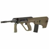 AUG A3 M2 NATO, Semi-automatic Rifle, 556NATO/223 Remington, 16" Barrel, Folding Charging Handle, Ambidextrous QD, Synthetic Stock, Extended Rail, Matte Finish, Green, 30 Rounds AUGM2GRNNATOEXT