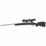 110 Apex Storm XP, Bolt Action, 30-06 Springfield, 22" Barrel, Stainless Finish, Synthetic Stock, 4Rd, Accutrigger, Detachable Box Magazine, 3-9x40 Vortex Crossfire II, Right Hand 57352