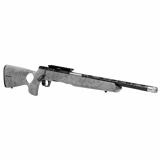 B22 Timberlite Thumbhole, Bolt Action Rifle, 22 WMR, 18" Carbon Wrapped Threaded Barrel, Gray Ambidextrous Thumbhole Stock, Matte Finish, Black, 10 Rounds 70518