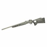 B.MAG Rimfire Bolt Action .17 Winchester Super Magnum 22 Inch Heavy Barrel Stainless Steel Gray Laminate Thumbhole Stock 8 Round Rotary Magazine
