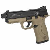 Model M&P 22 Compact  Suppressor Ready .22 Long Rifle 3.56 Inch Threaded Barrel 1/2x28 TPI Cerakote Flat Dark Earth Finish 10 Round