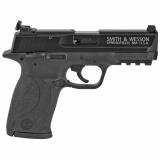 M&P22 Compact .22 Long Rifle 3.56 Inch Threaded Barrel (Adapter Not Included) Adjustable Sights Black Hard Coat Anodize Finish 10 Round