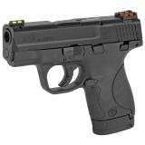 M&P Shield, Semi-automatic, Striker Fired, Compact, 40 S&W, 3.125" Barrel, Polymer Frame, Black Finish, 1-6Rd & 1-7Rd Magazine, Thumb Safety, Hi-Viz Fiber Optic Sights 11906
