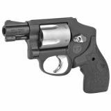 Model 442, Performance Center, Double Action Only, Small Frame| 38 Special, 1.875" Barrel, Alloy Frame, Blue Finish Frame with Bead Blasted Stainless Steel Cylinder with High Polished Flutes and Screws, Crimson Trace Laser Grip, 5Rd, Fixed Sights 12643