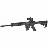 M&P15-22, Semi-automatic, AR, 22LR, 16.5" Threaded Barrel, Black Finish, 10Rd, 10" M&P Slim Handguard with Magpul M-LOK, MP100 4MOA Red/Green Dot Optic Included 12723