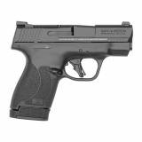 Shield Plus, Striker Fired, Micro Compact, 9MM, 3.1" Barrel, Polymer Frame, No Thumb Safety, White Dot Sights, Flat Face Trigger, 3 Mags, 1-10Rd 2-13Rd, Black 13250