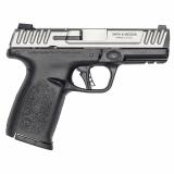 SD40 2.0, Striker Fired, Semi-automatic, Polymer Frame Pistol, Compact, 40 S&W, 4" Barrel, Satin Slide, Black Frame, 3-Dot Sights, Adjustable Rear Sight, 14 Rounds, 1 Magazine 13936