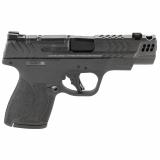 M&P9 Shield Plus, Performance Center, Striker Fired, Semi-automatic, Polymer Framed Pistol, Micro-Compact, 9MM, 4" Ported Barrel, Armornite Finish, Black, Front Night Sight, Blacked Out Rear Sight, Manual Safety, Optic Ready, 2 Magazines, 10 Rounds 14410