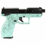 TX22 Generation 2, Semi-automatic, Striker Fired, 22LR, 4.1" Threaded Barrel, Manual Safety, Matte Finish, Cyan Splatter on Frame, 2 Magazines (1) 22 Round and (1) 16 Round 1-2TX22141SP4