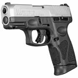 G3C, Striker Fired, Semi-automatic, Polymer Frame Pistol, Compact, 9MM, 3.26" Barrel, Stainless Finish, Silver Slide, Black Frame, Fixed Front Sight With Drift Adjustable Rear Sight, Manual Thumb Safety, 12 Rounds, 2 Magazines 1-G3C939-2x12