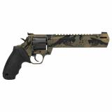 Raging Hunter, TALO Edition, Double Action, Revolver, Large Frame, 44 Magnum, 8.37" Ported Barrel, Cerakote Finish, Camo, Rubber Grips, Adjustable Sights, 6 Round 2-440081RH-KMO