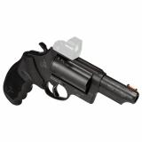 Judge T.O.R.O., Double Action, Metal Frame Revolver, Compact Frame, 2.5" 410 Bore/.45 Long Colt, 3" Barrel, Fiber Optic Front Sight, Optics Ready, Rubber Grips, Oxide Finish, Black, 5 Rounds 2-4410P31T