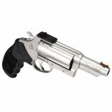 Judge Magnum T.O.R.O., Double Action, Stainless Steel Frame Revolver, Compact, 3" 410 Bore/.45 Long Colt, 3" Barrel, Fiber Optic Front Sight, Optics Ready, Rubber Grips, Matte Finish, Silver, 5 Rounds 2-4410P39MAG