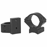 Light Weight Ring/Base Combo, 1" Low, Black Finish, Alloy, Fits Browning X-Bolt 930735