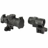 MRO SD Patrol Combo, Red Dot with 3X Magnifier, 25mm Objective, 2 MOA Dot/68 MOA Segmented Circle, Matte Finish, Full Co-Witness Mount MRO-C-2200368