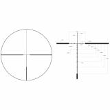 Credo® HX 1-6x24 Second Focal Plane (SFP) Riflescope w/ Red LED Dot, BDC Hunter Holds .223