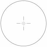 Credo® HX 1-6x24 First Focal Plane (FFP) Riflescope w/ Green MOA Segmented Circle, 30mm Tube, Satin Black, Low Capped Adjusters
