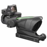4x32 ACOG® Scope, Dual Illuminated Green Crosshair .223 Reticle