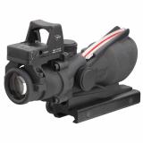 4x32 ACOG® Scope, Dual Illuminated Red Chevron .223 Reticle
