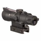 ACOG, 3X24mm, Dual Illuminated Red Horseshoe/Dot 223/55 Grain, Includes Q-LOC Mount, Matte Finish, Black TA50-C-400348