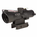 ACOG, 3X24mm, Dual Illuminated Red Horseshoe/Dot 223/55 Grain, Includes Q-LOC Mount, Matte Finish, Black TA50-C-400348