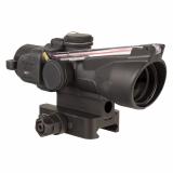 ACOG, 3X24mm, Dual Illuminated Red Horseshoe/Dot 223/55 Grain, Includes Q-LOC Mount, Matte Finish, Black TA50-C-400348