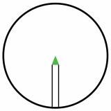AccuPoint® 1-4x24 Riflescope w/ BAC, Green Triangle Post Reticle