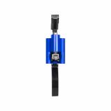 Trigger, Diamond Curved Trigger, Single Stage, Adjustable, 1.5-4.0LB Pull Weight, PVD Finished Hammer and Trigger Shoe, Anodized Finish, Blue AR0-SAB-14-NNP