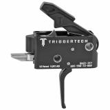 Trigger, 3.5LB Pull Weight, Fits AR-15, Competitive Flat Trigger, Two Stage, Black Finish, Includes Installation Tools, Instruction Book, & TriggerTech Patch AR0-TBB-33-NNF