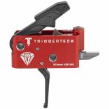 1.5-4.0LB Pull Weight, Fits AR-15, Diamond Flat Trigger, Right Hand, Adjustable, Black Finish, Includes Installation Tools, Instructions Book, & TriggerTech Patch