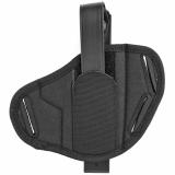 Super Belt Slide Holster (Pancake Holster) Size 16 for 3.25-3.75 Inch Barrel Medium/Large Automatics Black Ambidextrous