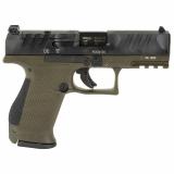 PDP, Striker Fired, Semi-automatic, Polymer Frame Pistol, Compact, 9MM, 4" Barrel, Black Slide/Green Frame, Adjustable Rear Sight, Optics Ready, 15 Rounds 2858428